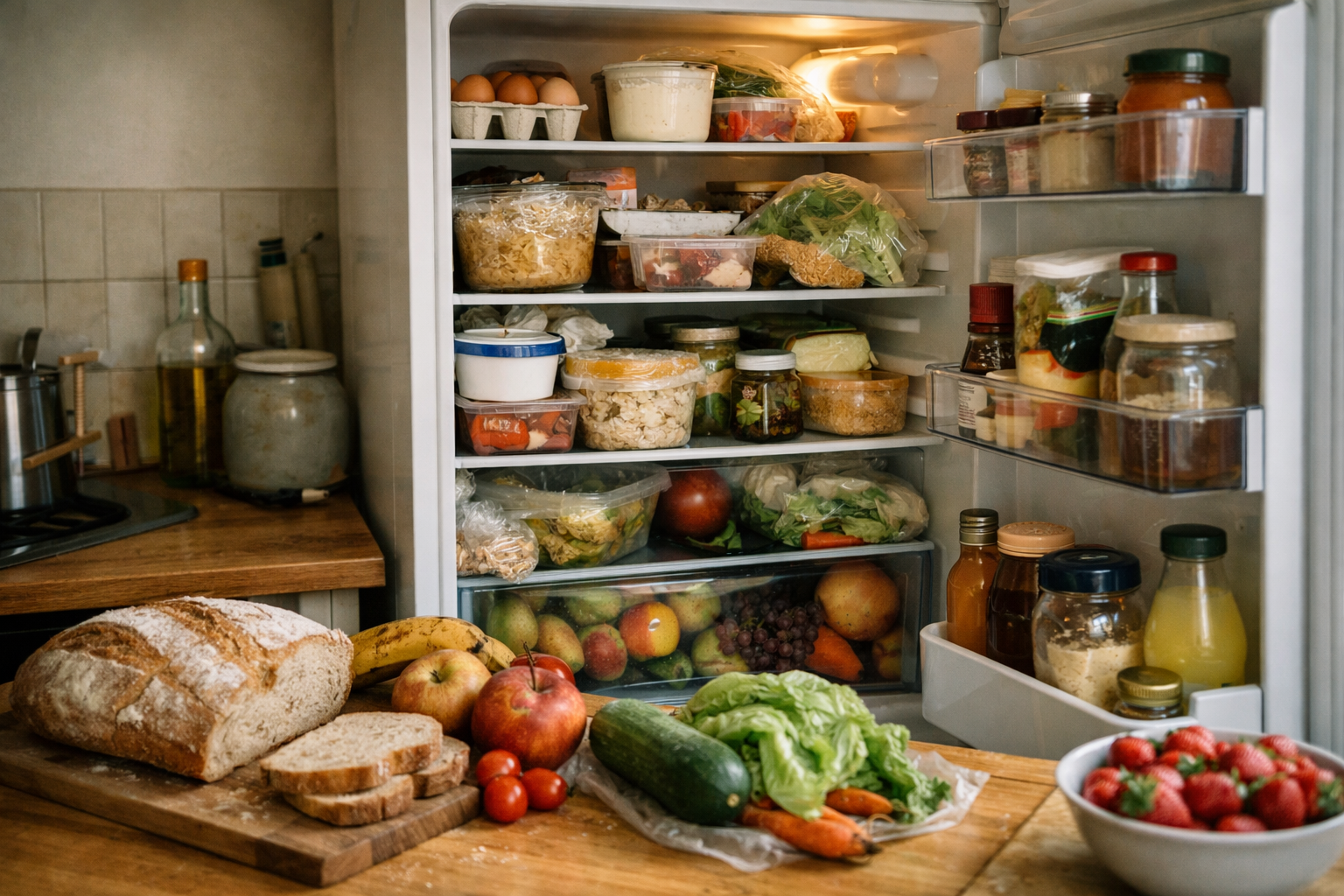 Domácnost a plýtvání jídlem