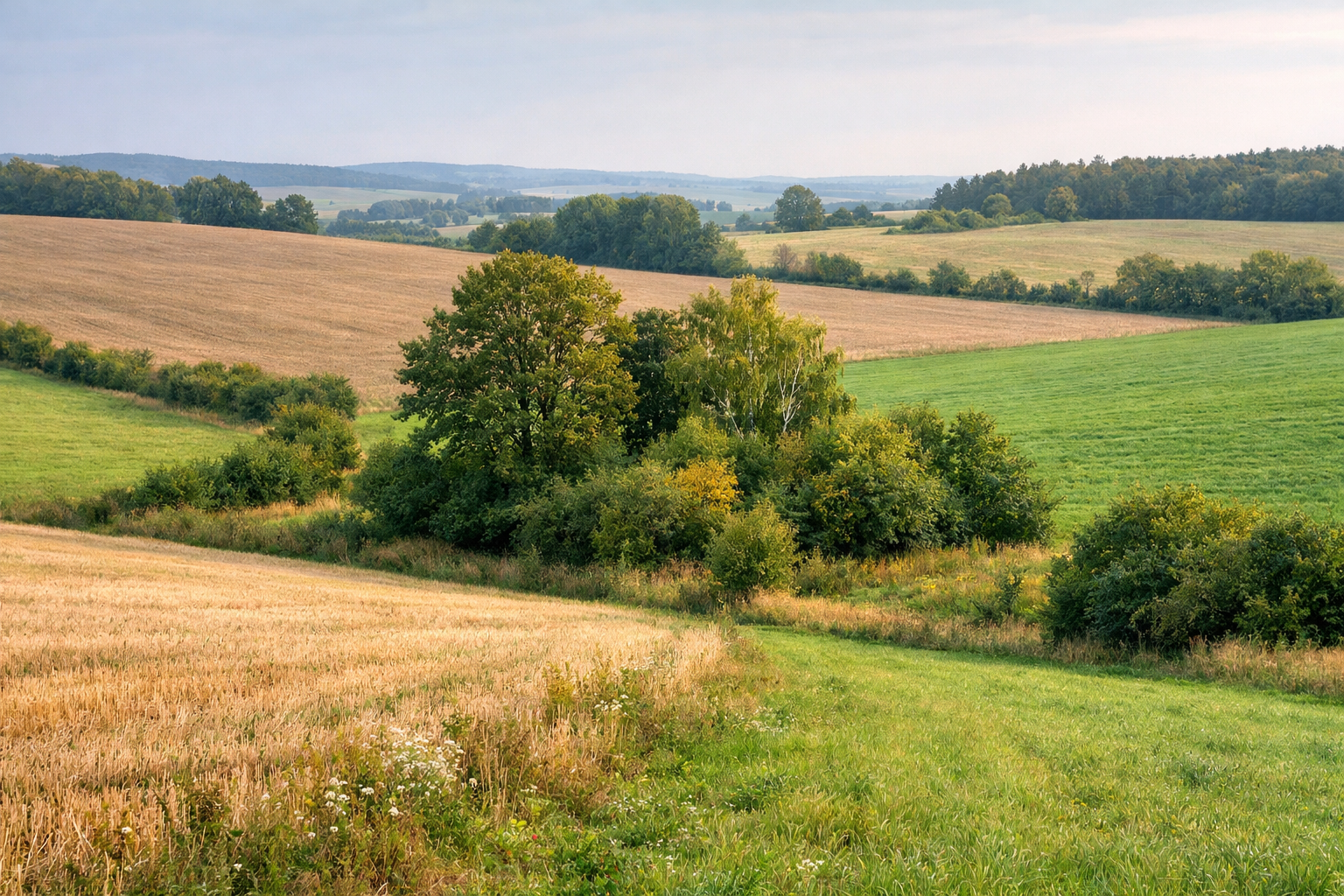Meze, remízky a aleje v české krajině